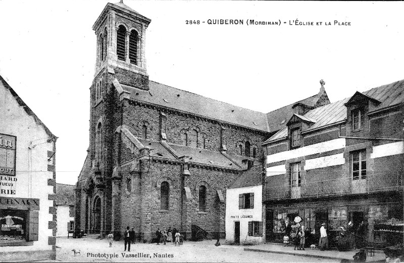 Eglise de Quiberon (Bretagne).