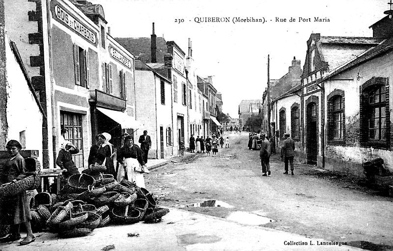 Ville de Quiberon (Bretagne).