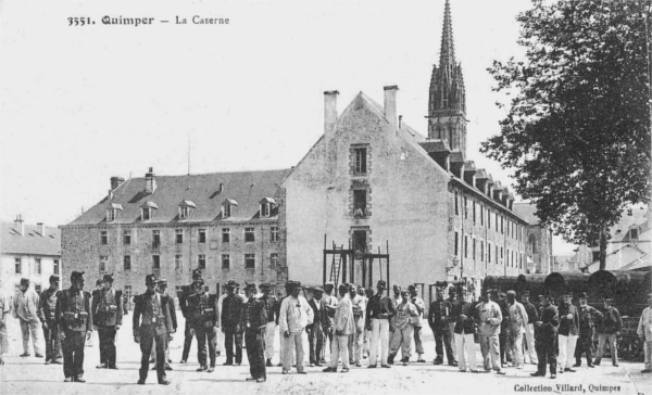 Quimper (Bretagne) : Ancien Sminaire - Caserne du 118me de Ligne.