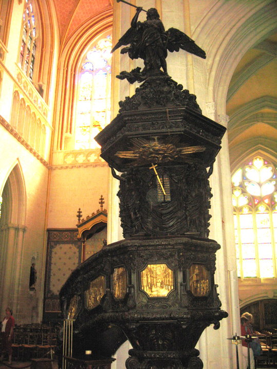 Quimper : cathdrale Saint-Corentin (Chaire)