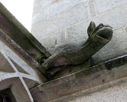 Quimper : cathdrale Saint-Corentin (faade Sud, gargouille)