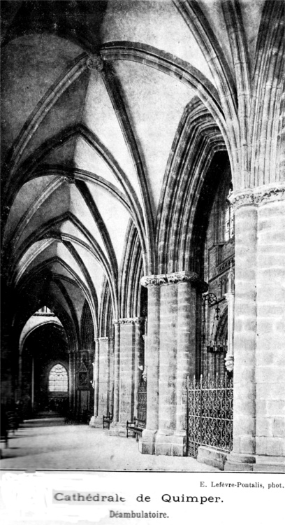 Eglise-Cathdrale de Quimper (Bretagne).