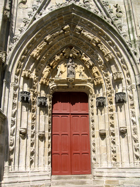 Quimper : cathdrale Saint-Corentin (faade Sud)