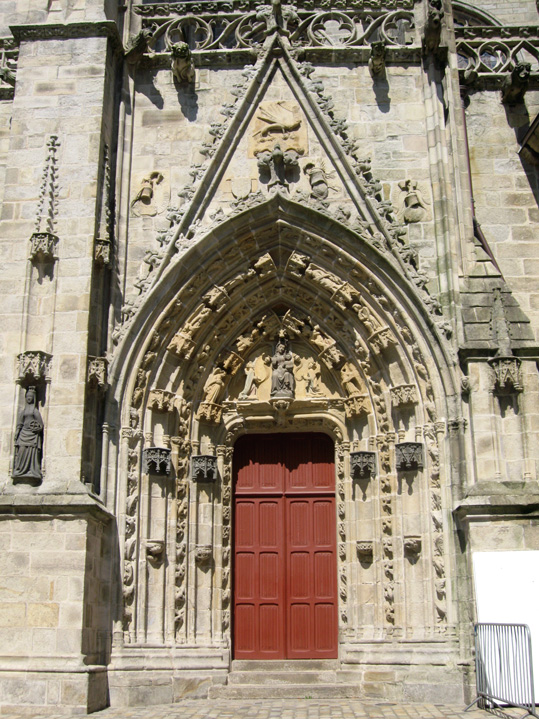 Quimper : cathdrale Saint-Corentin (faade Sud)