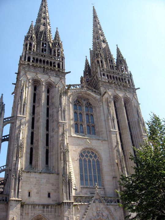 Quimper : cathdrale Saint-Corentin