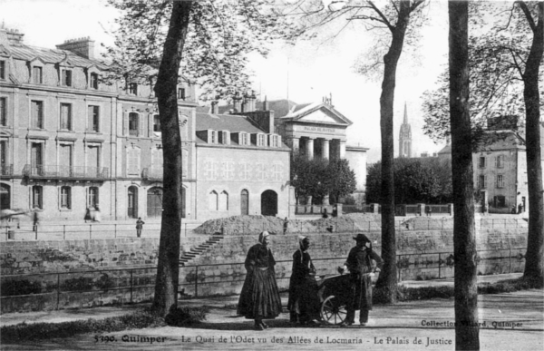 Palais de Justice de Quimper (Bretagne).