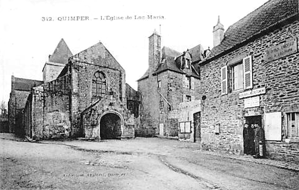 Locmaria-Quimper : L'glise de Loc-Maria (Bretagne).