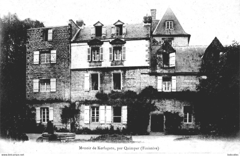 Manoir de Kerlagatu à Quimper (Bretagne).