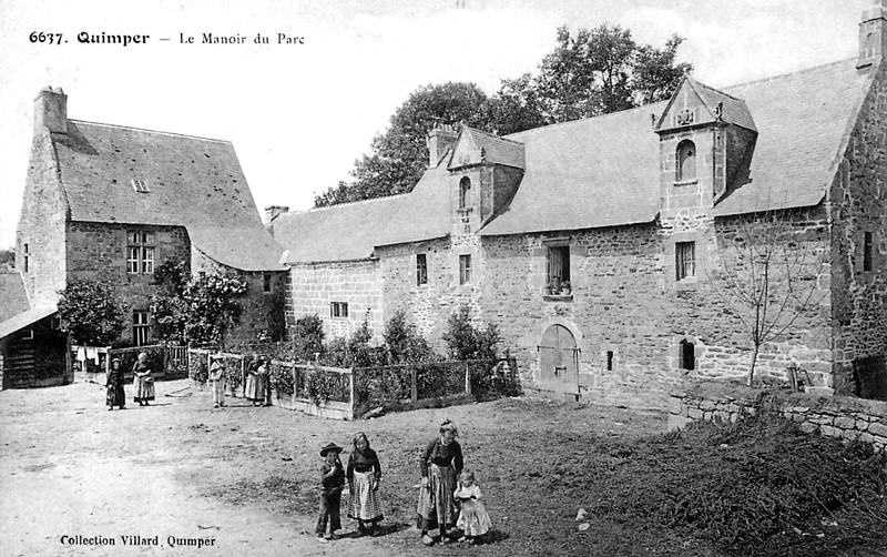 Le manoir du Parc  Quimper (Kerfeunteun) en Bretagne.