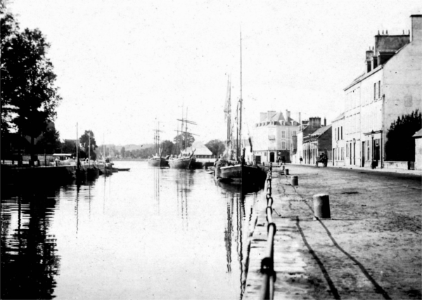 Port de Quimper (Bretagne).