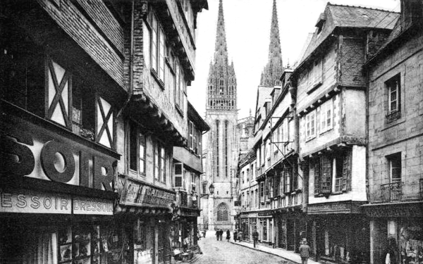 Ville close de Quimper (Bretagne).