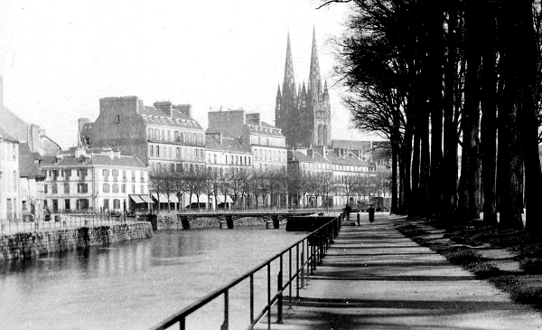 Ville de Quimper (Bretagne).