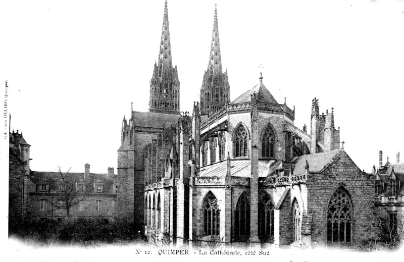 Cathdrale de Quimper (Bretagne).