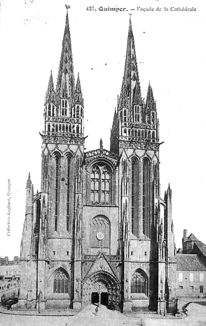 Cathdrale de Quimper (Bretagne).