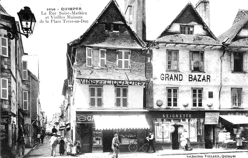 Ville de Quimper (Bretagne).