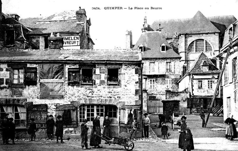 Ville de Quimper (Bretagne).