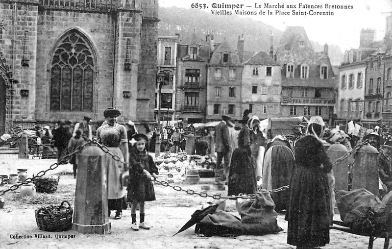 Ville de Quimper (Bretagne).