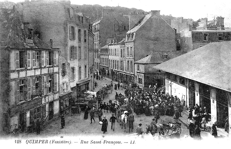 Ville de Quimper (Bretagne).