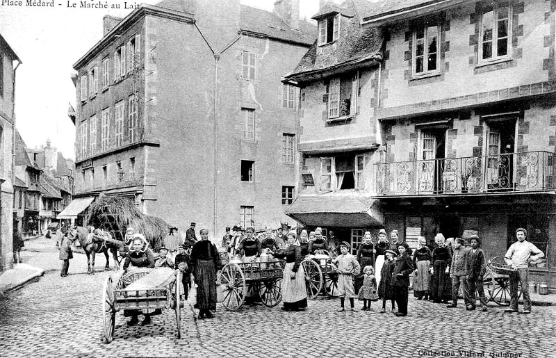 Ville de Quimper (Bretagne).