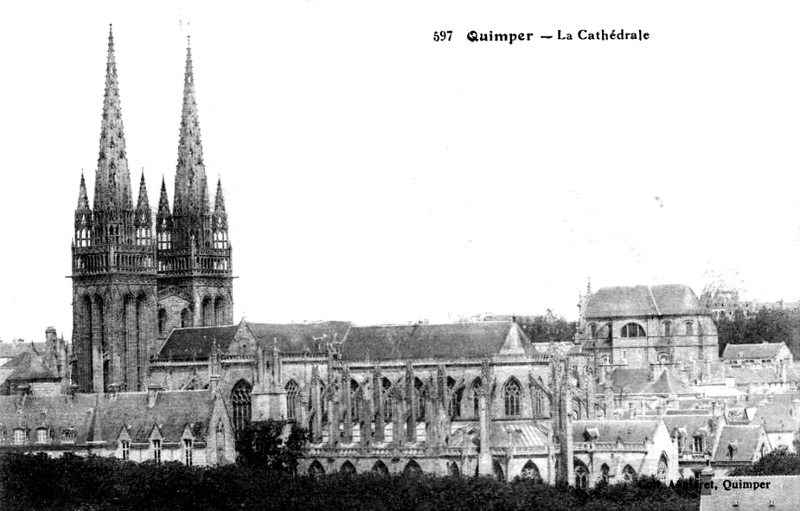 Cathdrale de Quimper (Bretagne).