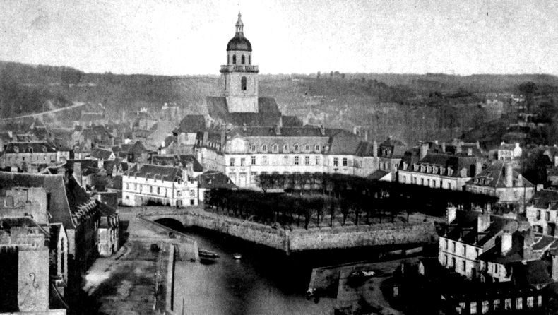 Quimperl : abbaye de Sainte-Croix en 1860