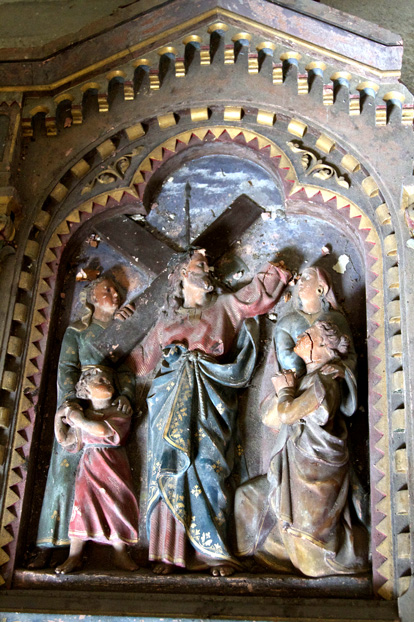 Quimperl : ancien chemin de croix de l'abbaye de Sainte-Croix