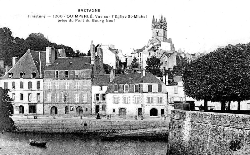 Ville de Quimperl (Bretagne).