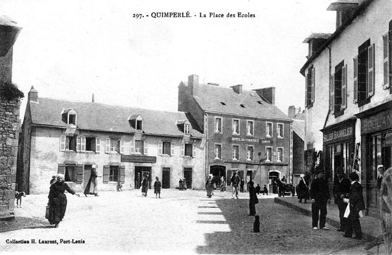 Ville de Quimperl (Bretagne).