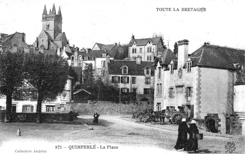 Ville de Quimperl (Bretagne).