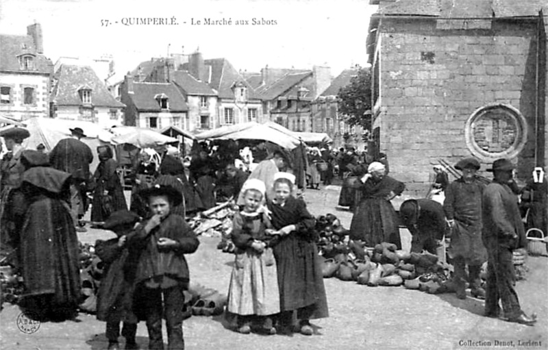 Ville de Quimperl (Bretagne).