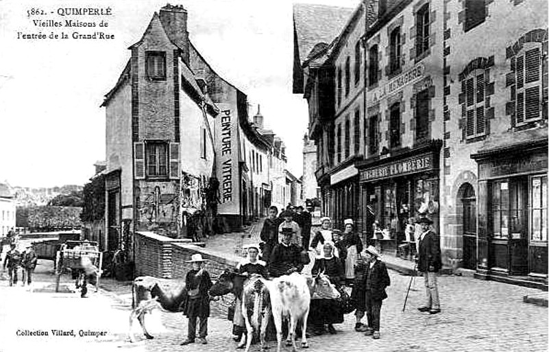 Ville de Quimperl (Bretagne).