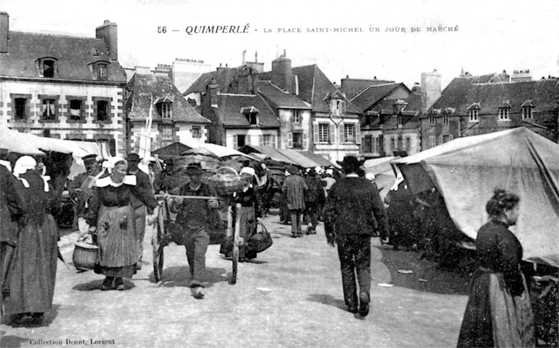 Ville de Quimperl (Bretagne).