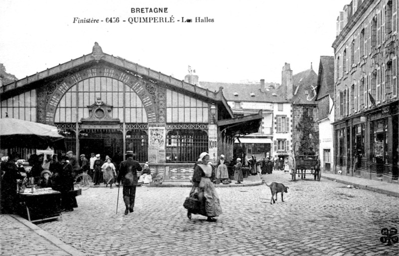 Les Halles en Quimperl (Bretagne).