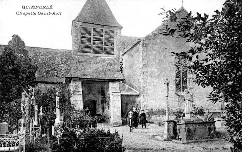 Chapelle Saint-Avit en Quimperlé (Bretagne).