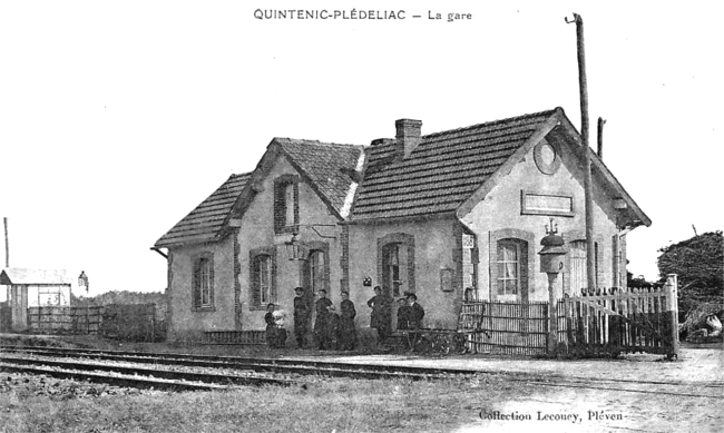 Gare de Quintenic (Bretagne).