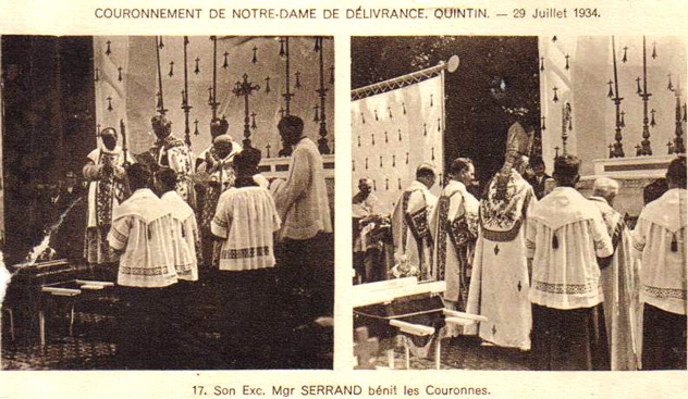Quintin : Couronnement de Notre-Dame de Délivrance