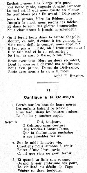 Quintin : Hymme ou Cantique en l'honneur de Notre-Dame de Dlivrance