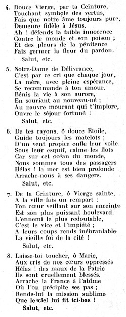 Quintin : Hymme ou Cantique en l'honneur de Notre-Dame de Dlivrance