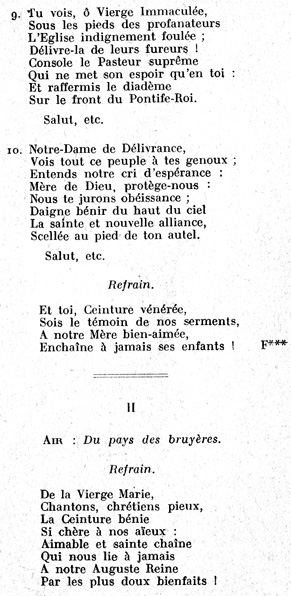 Quintin : Hymme ou Cantique en l'honneur de Notre-Dame de Dlivrance