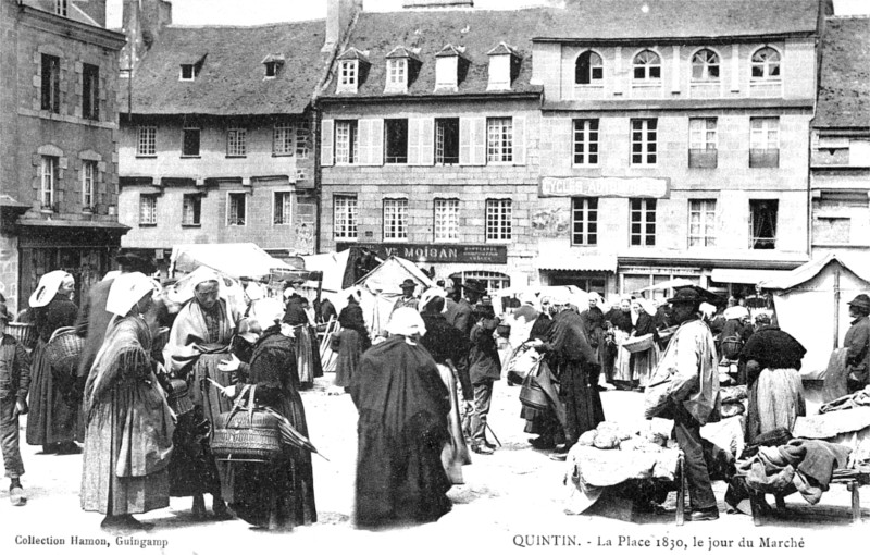 Ville de Quintin (Bretagne).