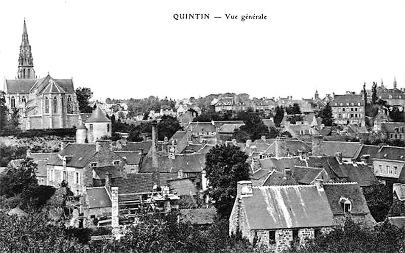 Ville de Quintin (Bretagne).