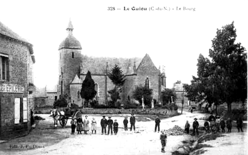 Ville de Quiou (Bretagne).