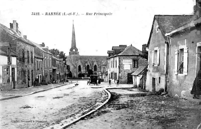 Ville de Ranne (Bretagne).