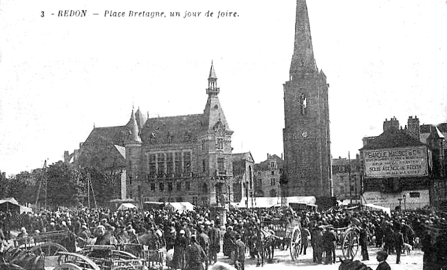 Ville de Redon (Bretagne).