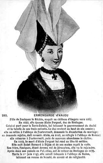 Ermengarde d'Anjou.