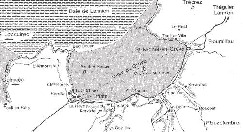 Commune de Bretagne : Lieue de Grve