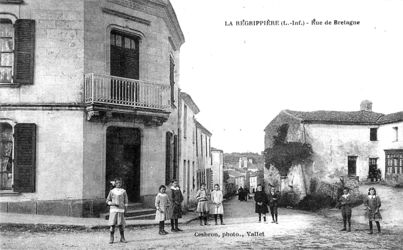 Ville de La Regrippire (Bretagne).