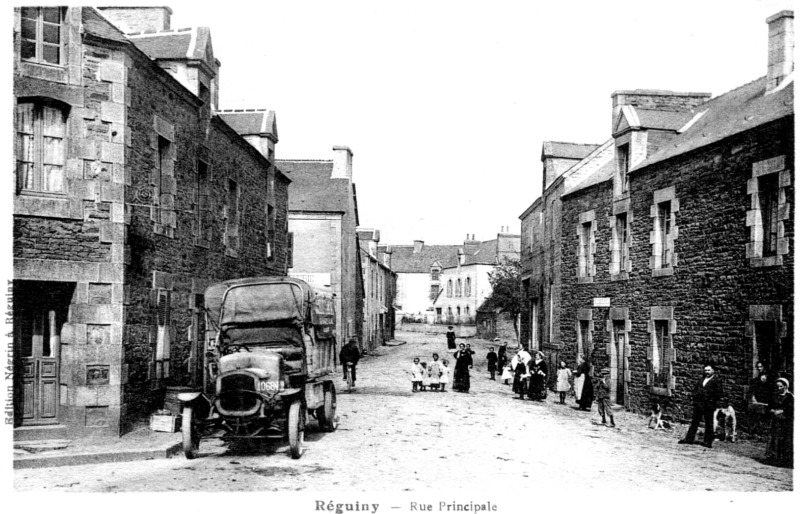 Ville de Rguiny (Bretagne).