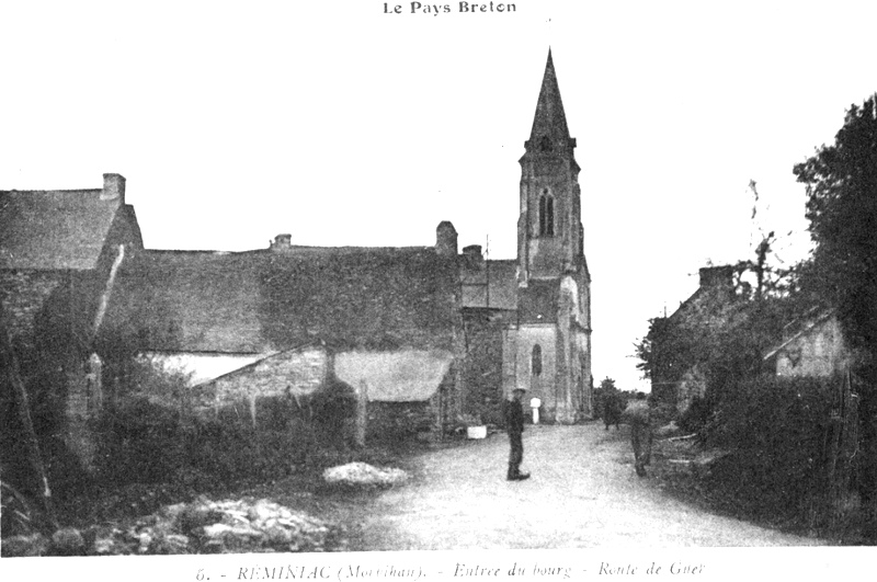 Ville de Réminiac (Bretagne).