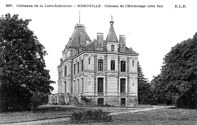 Chteau de l'Hermitage ou l'Ermitage  Remouill (Bretagne).